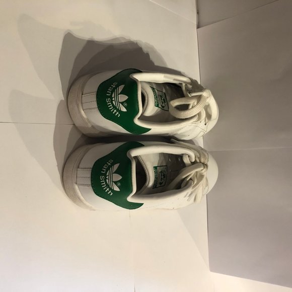 Men’s Green Adidas STAN SMITH Shoes - Picture 3 of 4